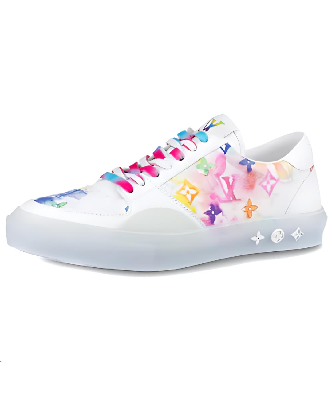 LOUIS VUITTON Мульти кожаные низкие кроссовки / кеды, фото 2