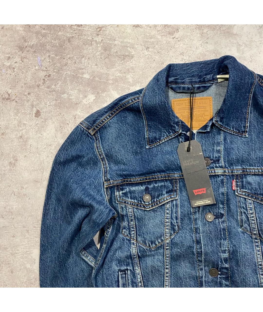 LEVI'S Синяя деним куртка, фото 3