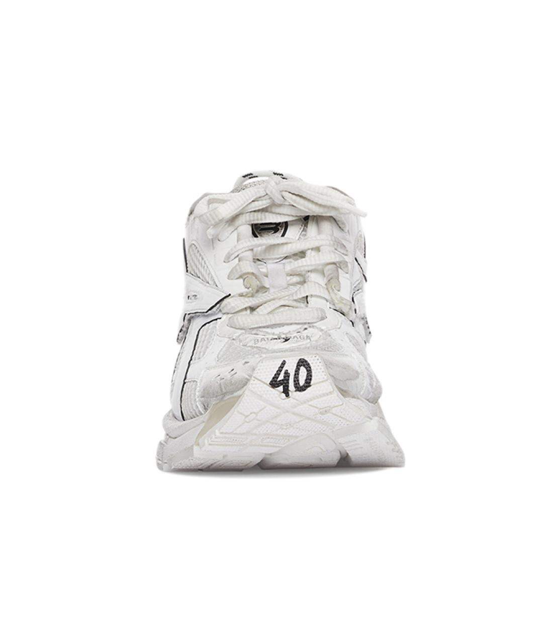 BALENCIAGA Белые кроссовки, фото 3