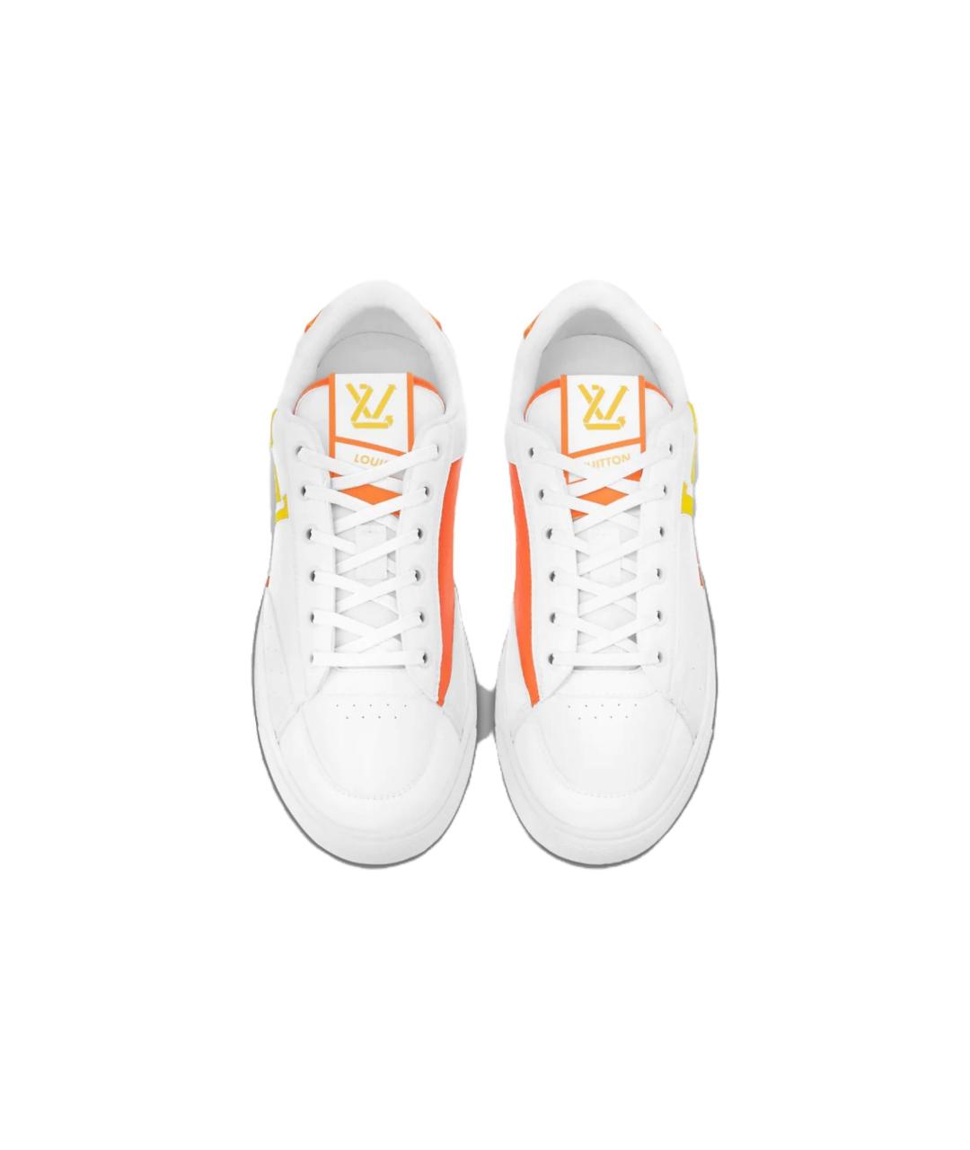 LOUIS VUITTON Белые низкие кроссовки / кеды, фото 4