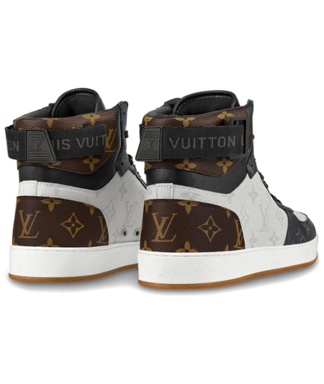 LOUIS VUITTON Черные высокие кроссовки / кеды, фото 5