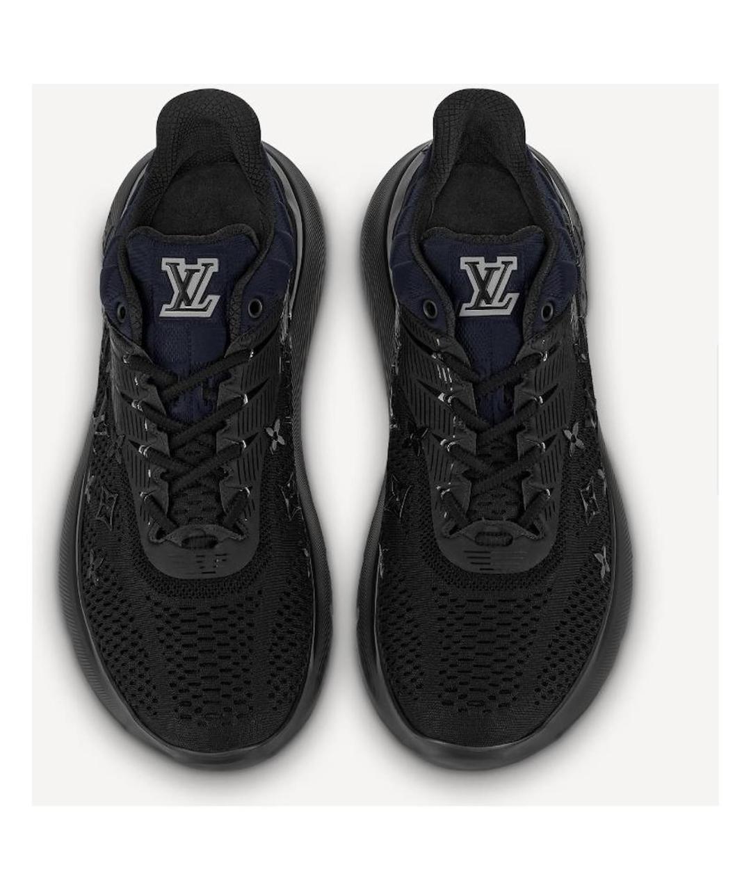 LOUIS VUITTON Черные низкие кроссовки / кеды, фото 5