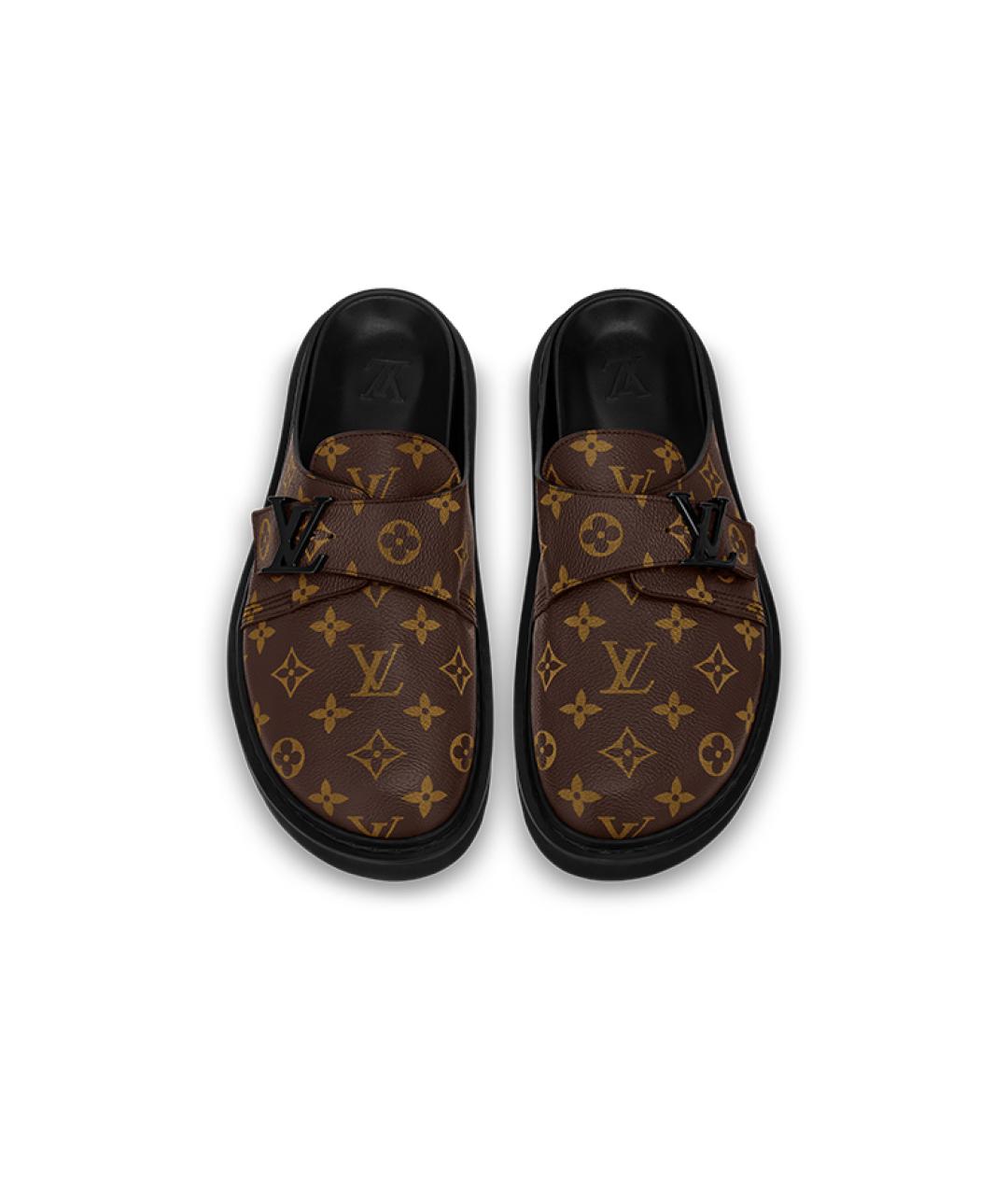 LOUIS VUITTON Кожаные слипоны, фото 5