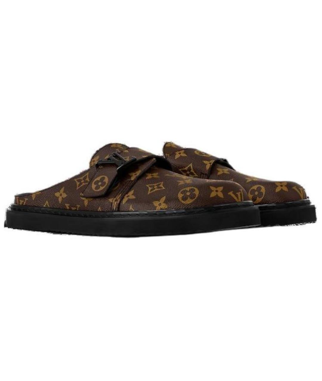 LOUIS VUITTON Кожаные слипоны, фото 4
