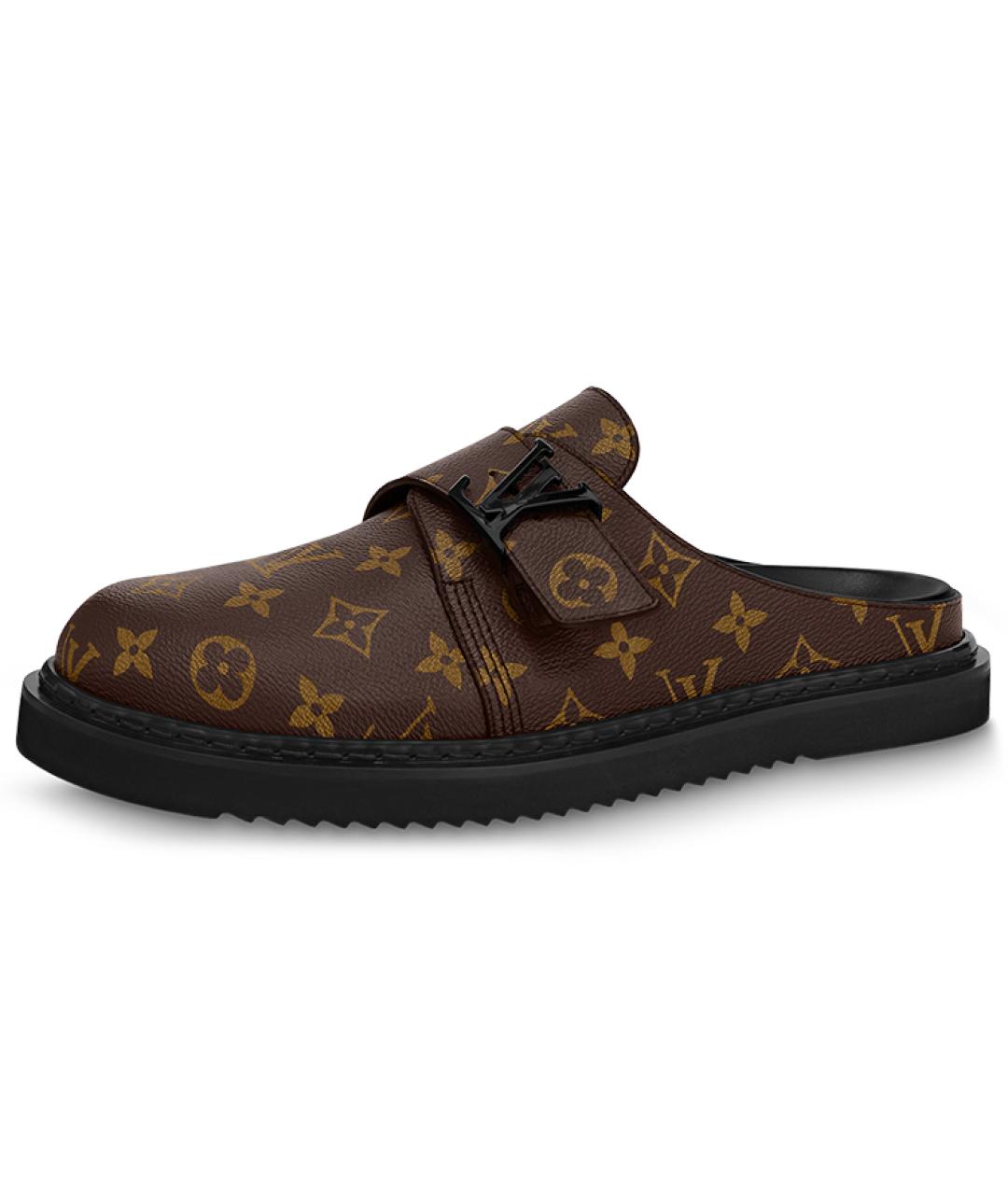 LOUIS VUITTON Кожаные слипоны, фото 6