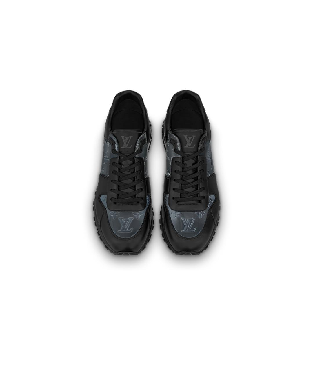 LOUIS VUITTON Черные низкие кроссовки / кеды, фото 4