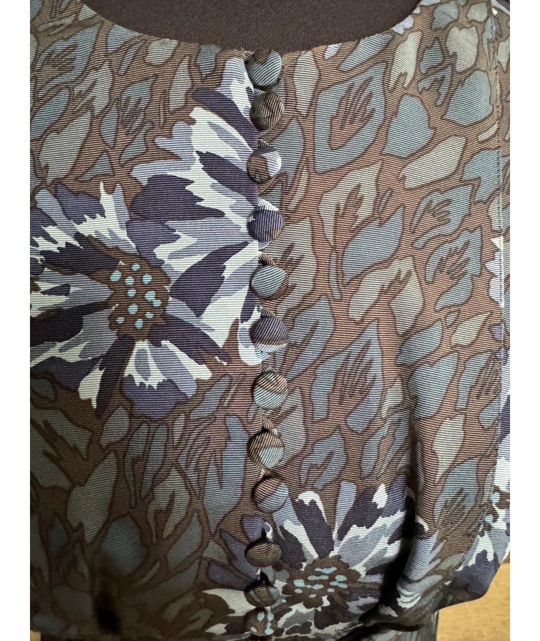 BURBERRY Серое повседневное платье, фото 6