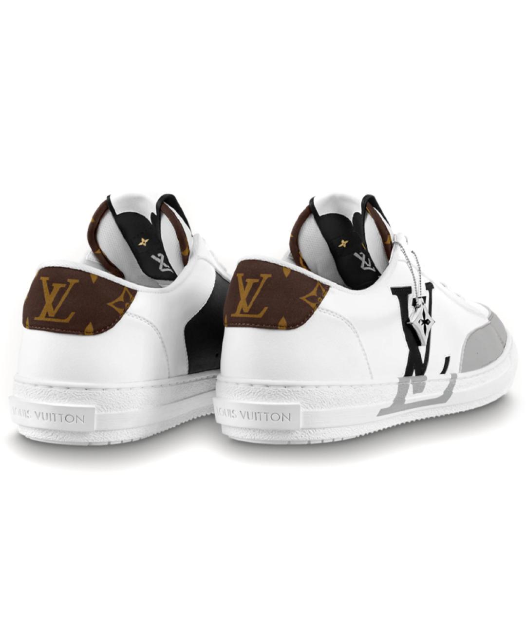 LOUIS VUITTON Белые низкие кроссовки / кеды, фото 4