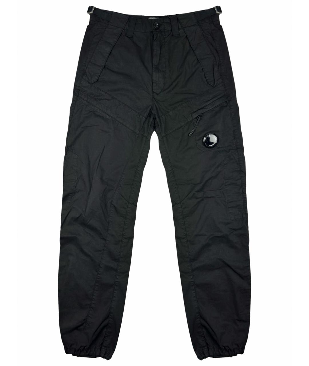 CP COMPANY Черные хлопковые повседневные брюки, фото 1