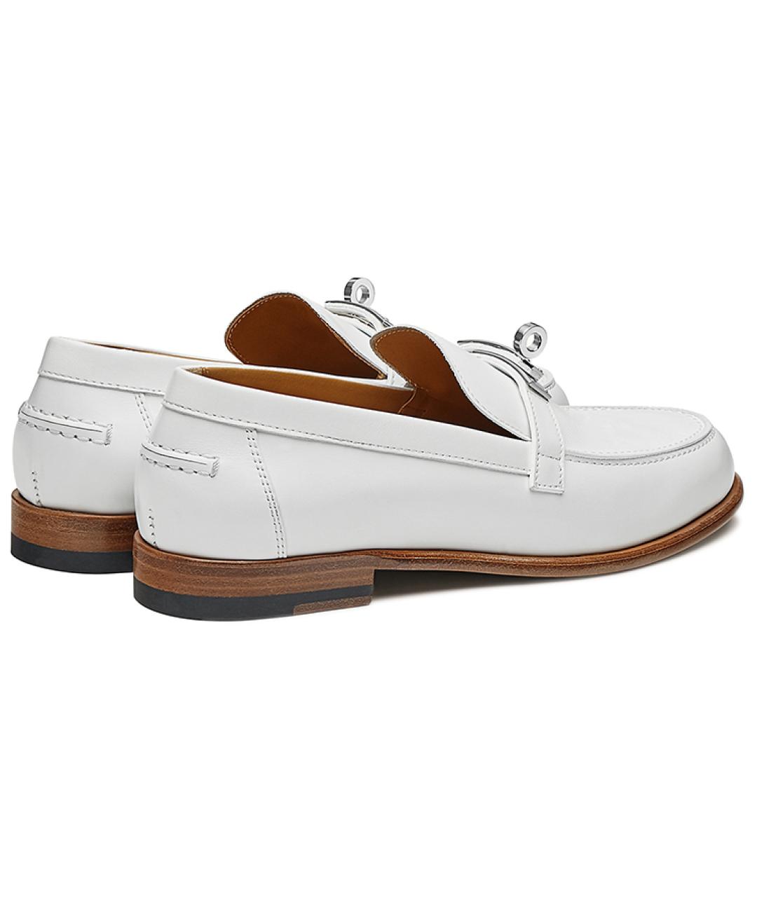 HERMES Белые кроссовки, фото 4