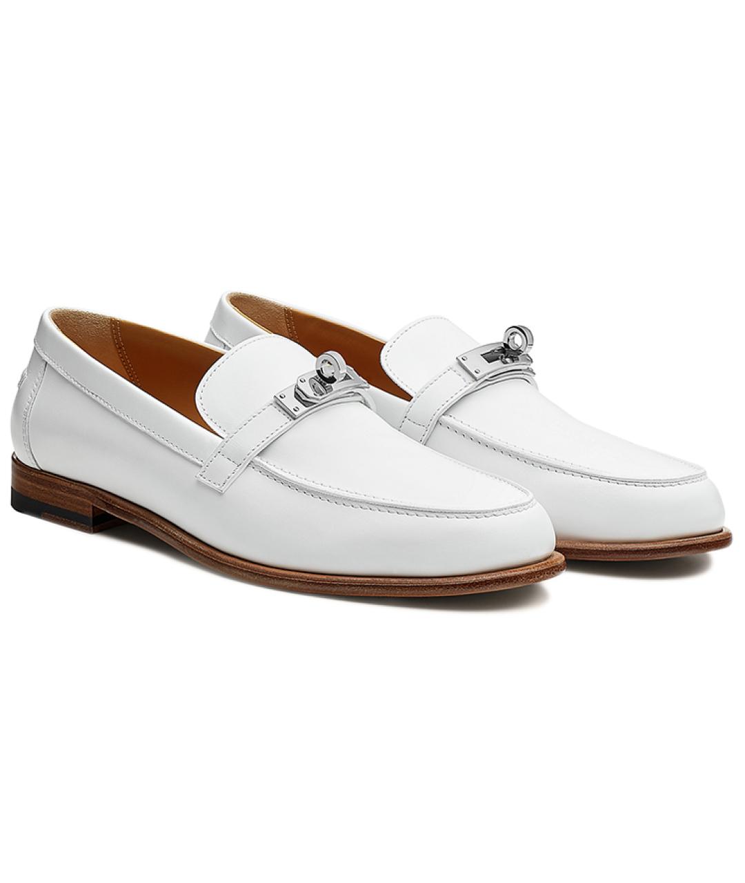 HERMES Белые кроссовки, фото 3