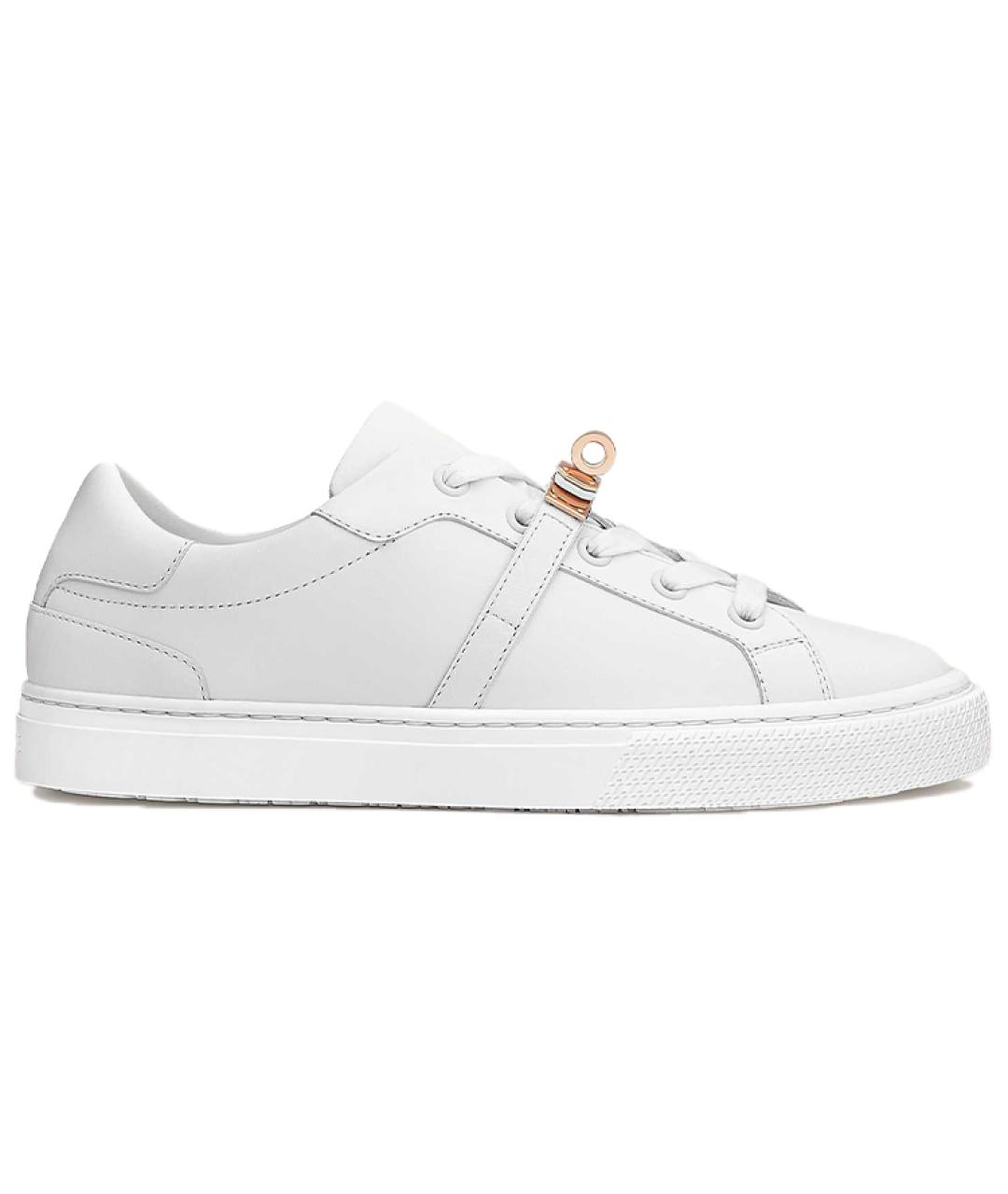 HERMES Белые кроссовки, фото 1