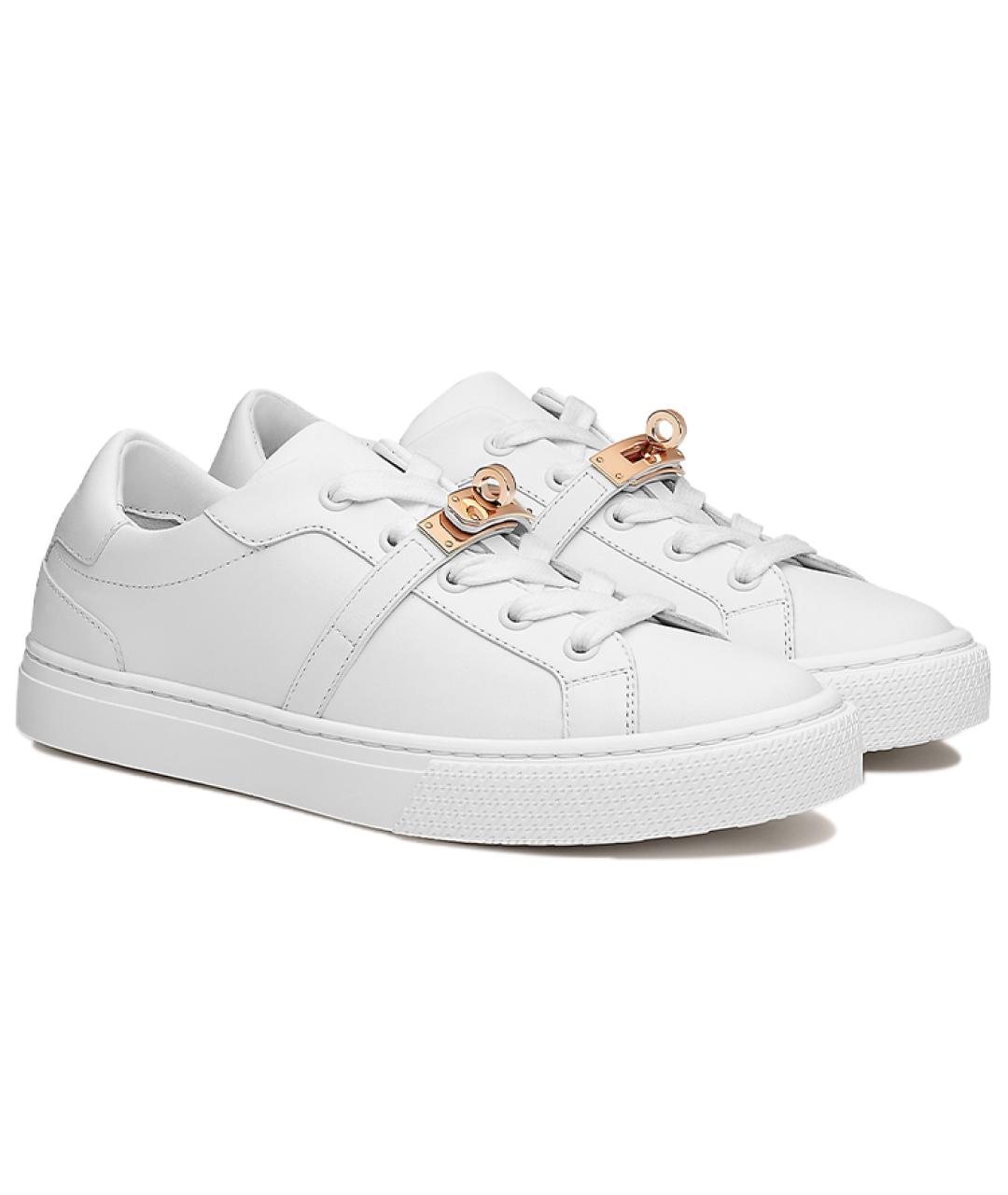 HERMES Белые кроссовки, фото 3