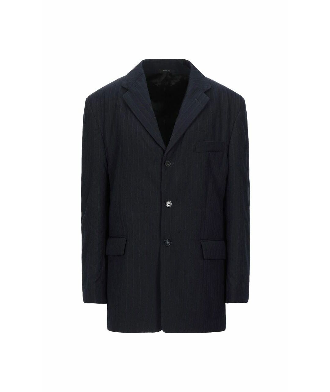 MAISON MARGIELA Темно-синий шерстяной жакет/пиджак, фото 1