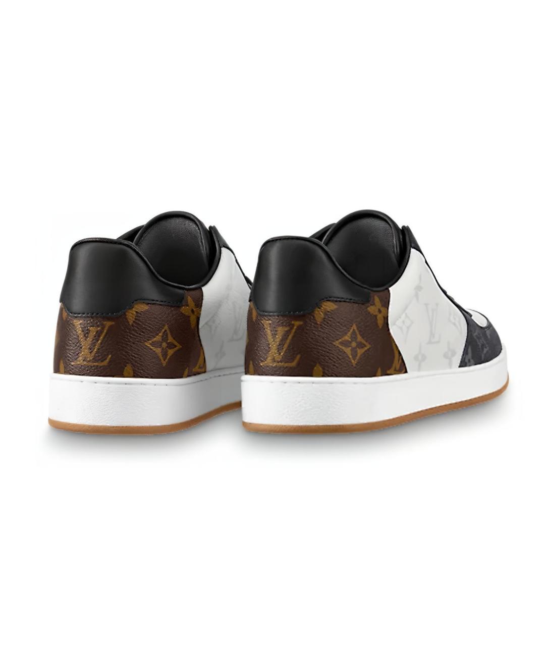LOUIS VUITTON Коричневые текстильные низкие кроссовки / кеды, фото 5