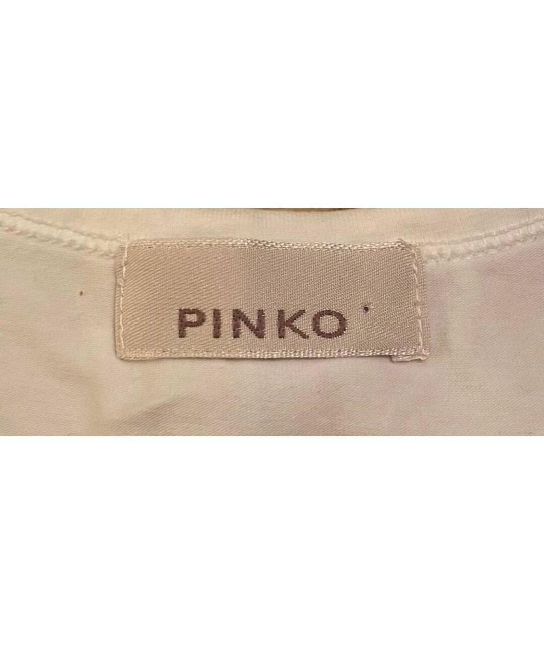 PINKO Белый хлопковый детская футболка / топ, фото 5