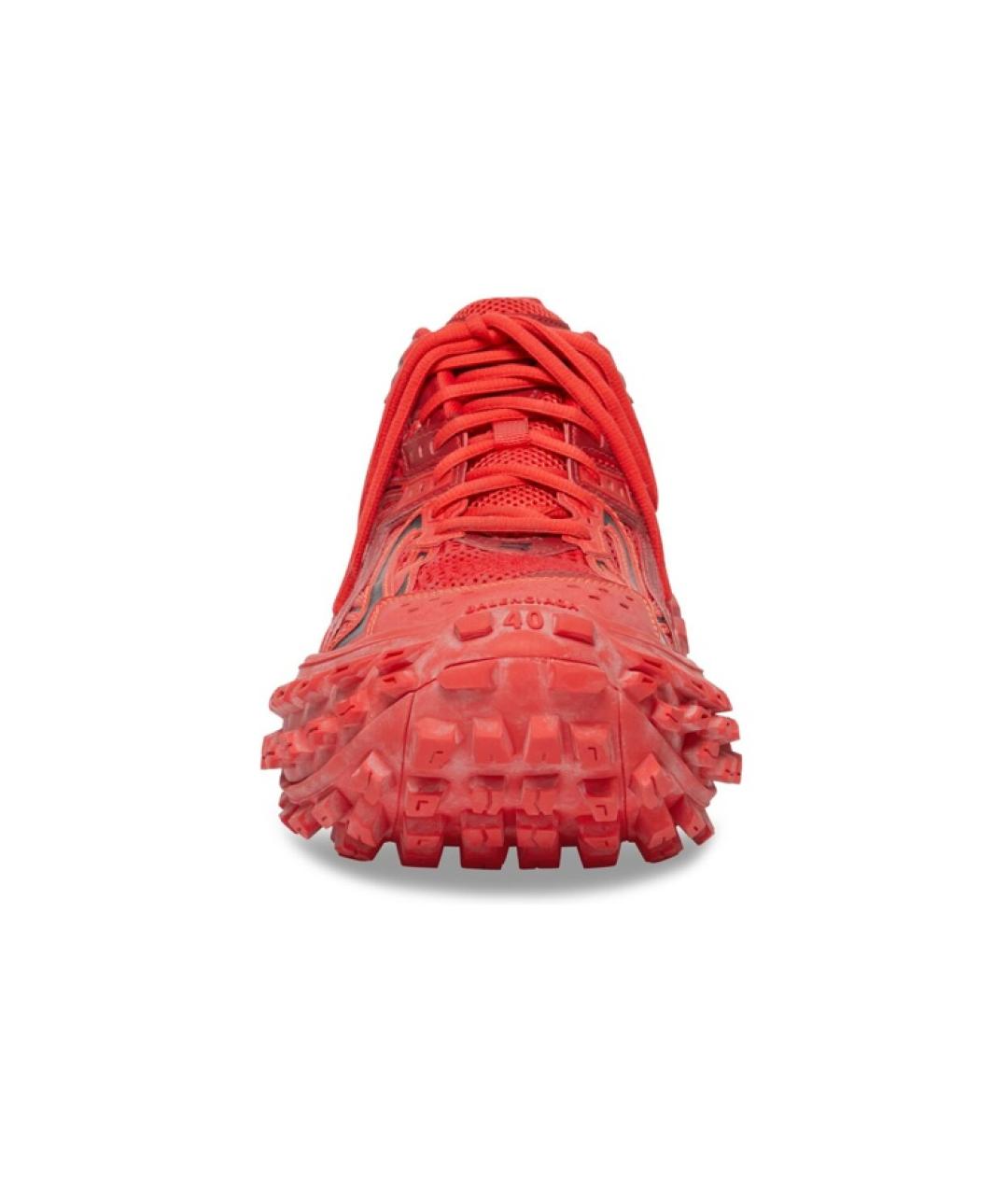 BALENCIAGA Красные низкие кроссовки / кеды, фото 5