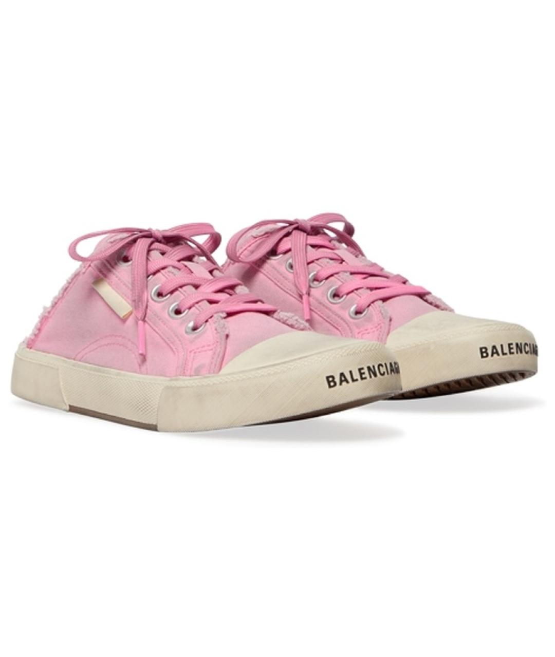 BALENCIAGA Розовые мюли, фото 3
