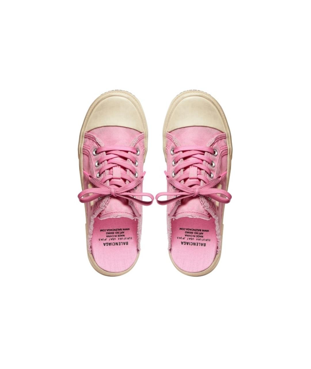 BALENCIAGA Розовые мюли, фото 4