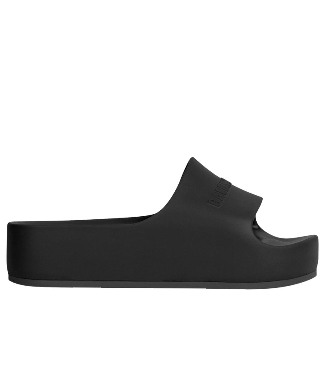 BALENCIAGA Черные сандалии, фото 1