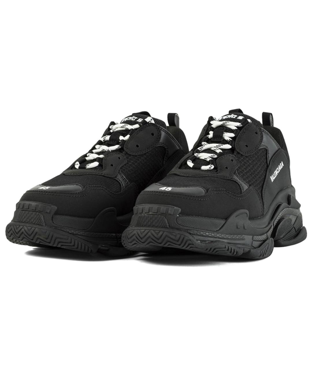 BALENCIAGA Черные кроссовки, фото 3