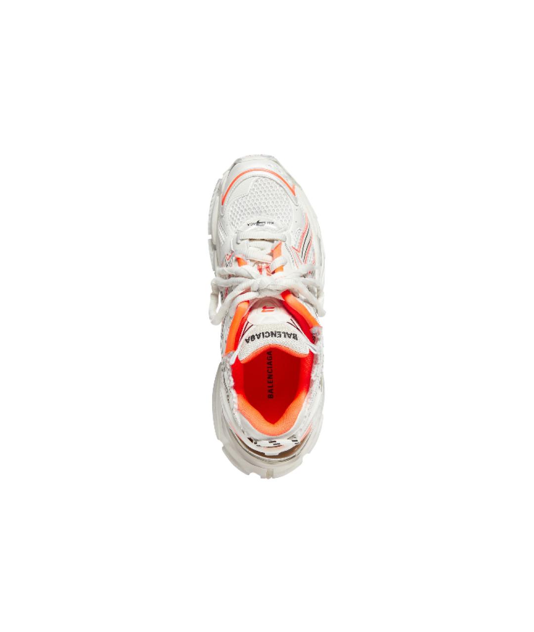 BALENCIAGA Белые низкие кроссовки / кеды, фото 4