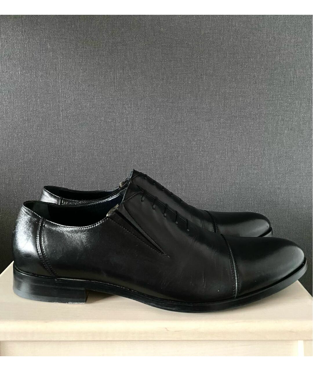ALDO BRUE Черные кожаные туфли, фото 8