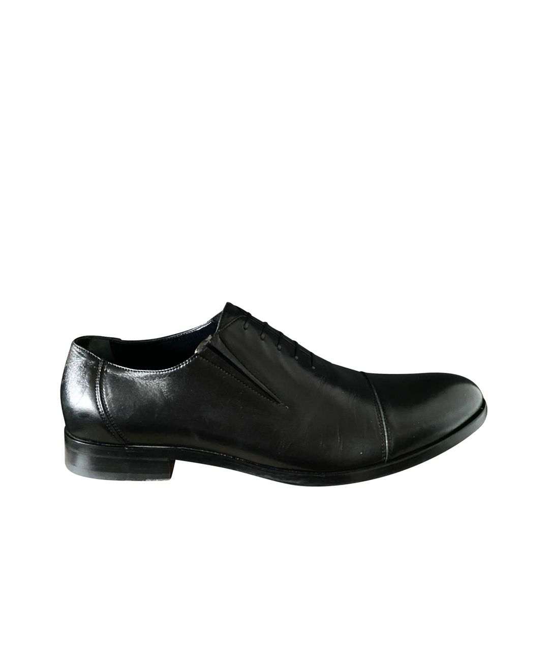 ALDO BRUE Черные кожаные туфли, фото 1