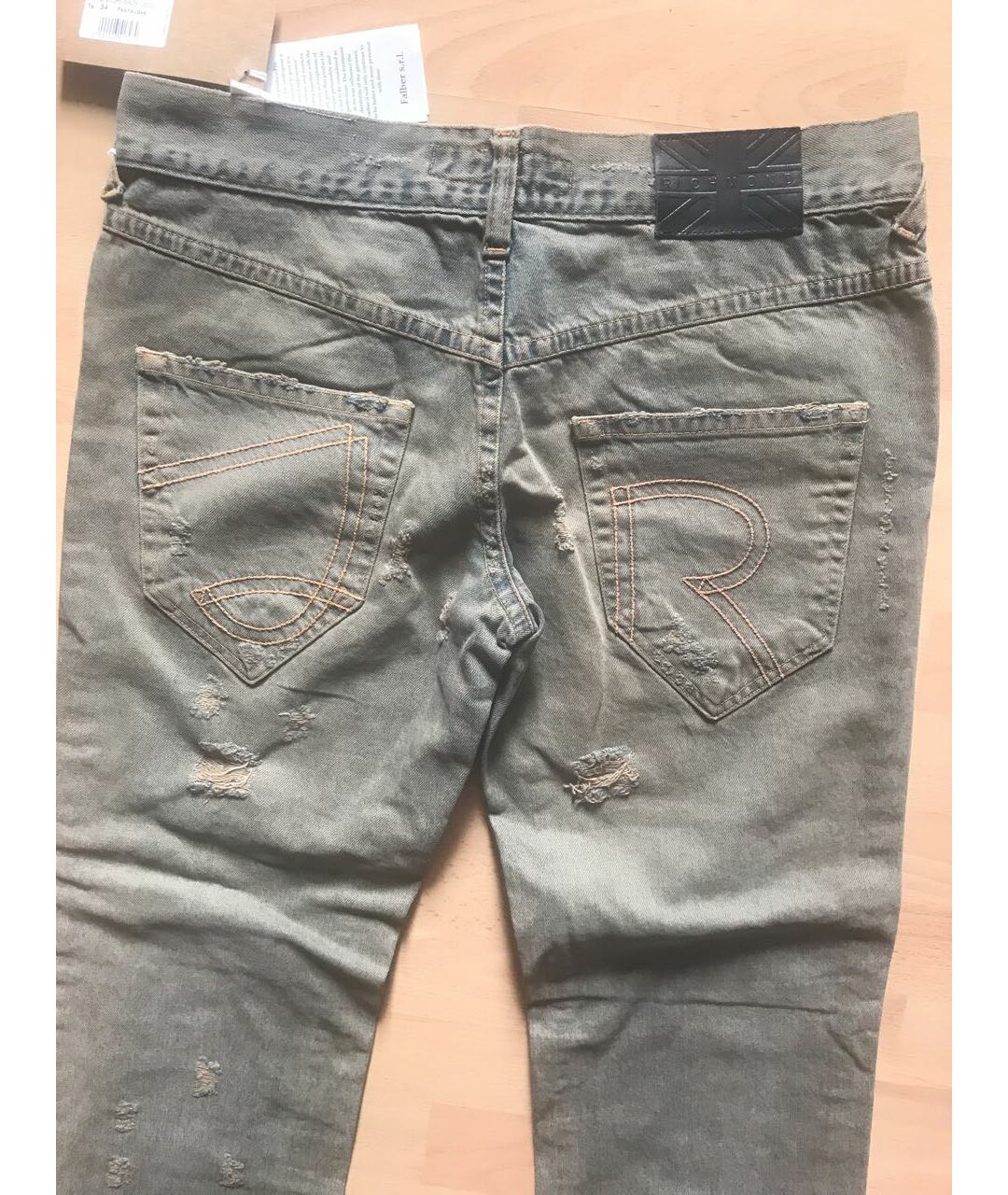 JOHN RICHMOND Мульти хлопковые прямые джинсы, фото 2