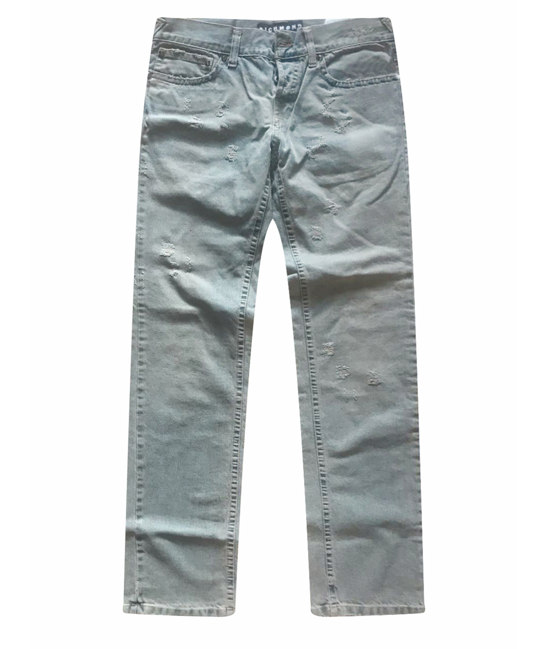 JOHN RICHMOND Мульти хлопковые прямые джинсы, фото 1