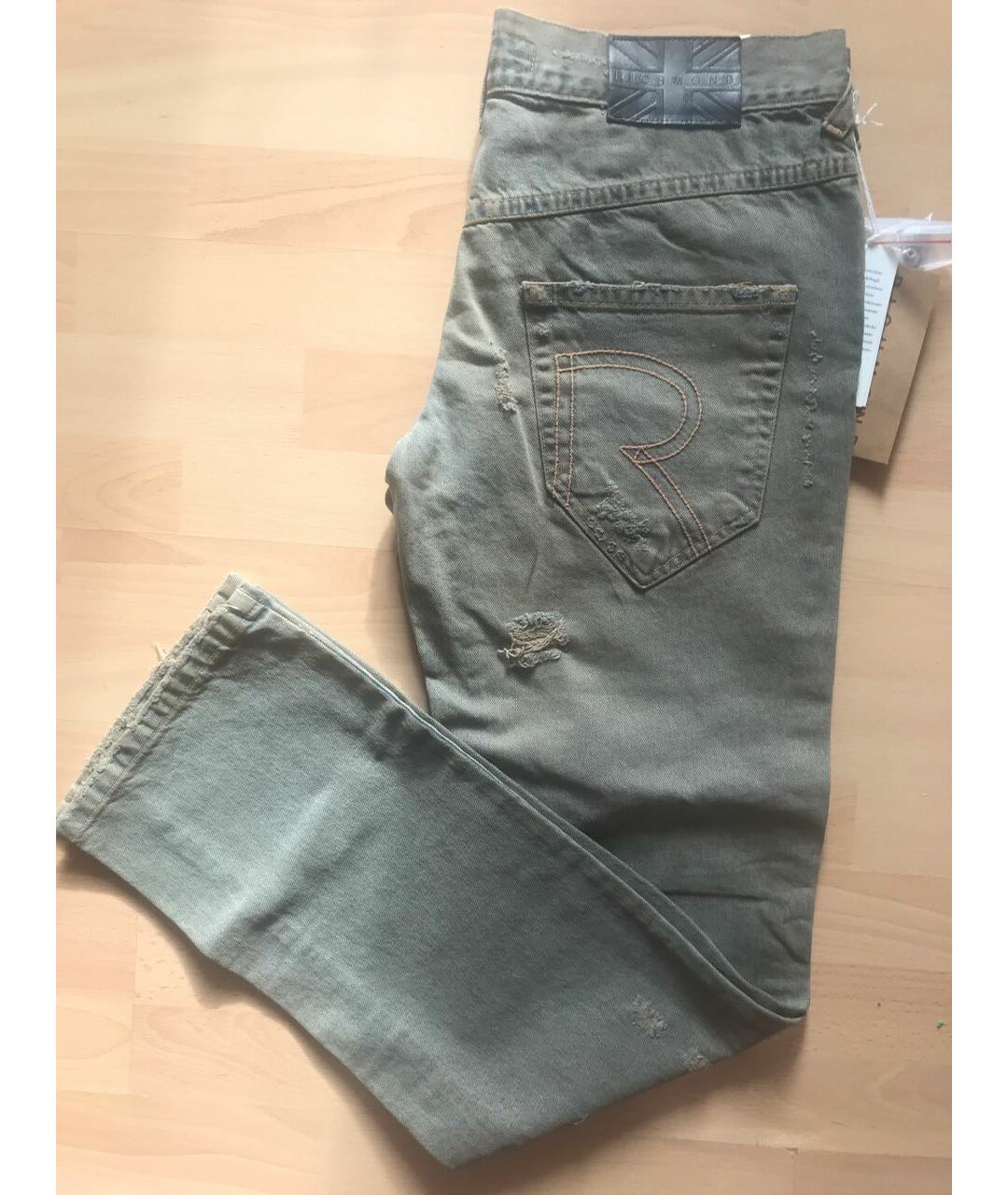 JOHN RICHMOND Мульти хлопковые прямые джинсы, фото 5