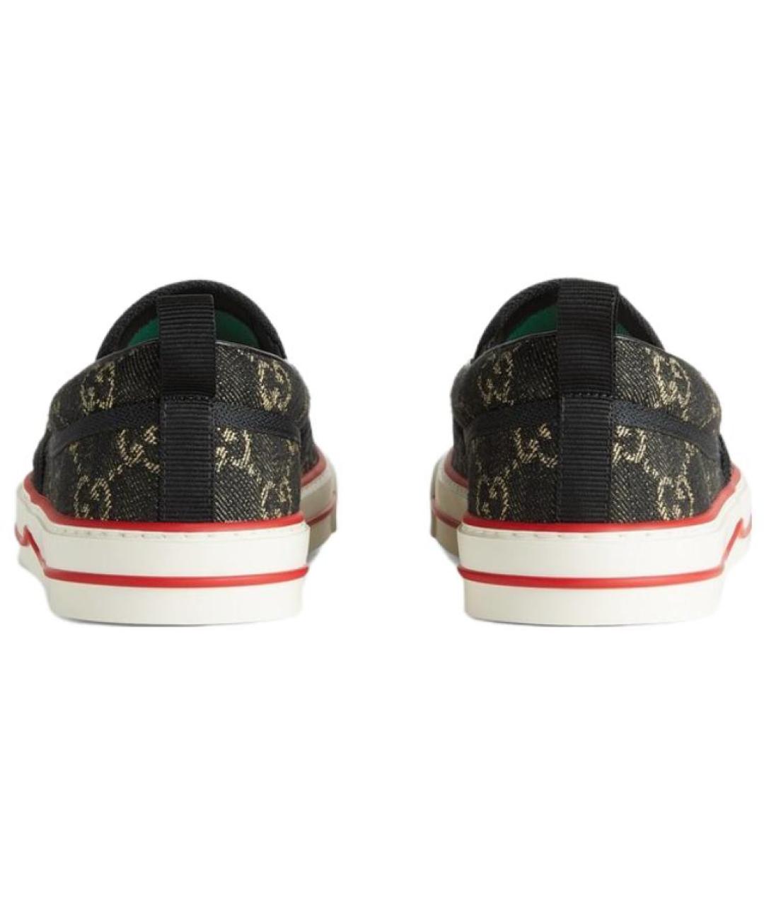 GUCCI Черные слипоны, фото 5