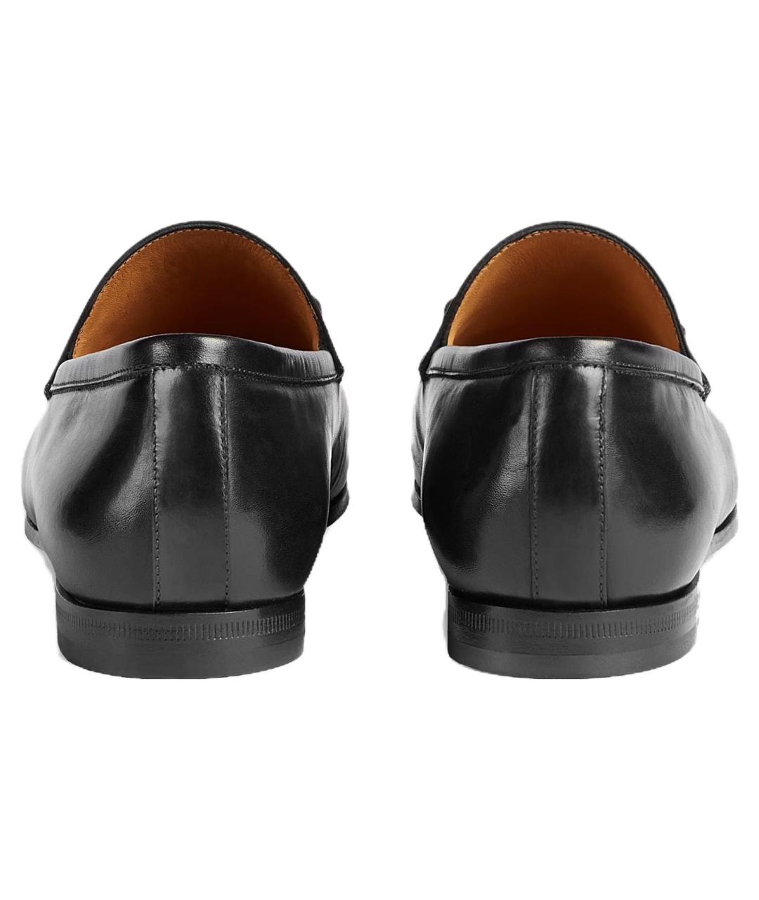 GUCCI Черные кожаные лоферы, фото 4