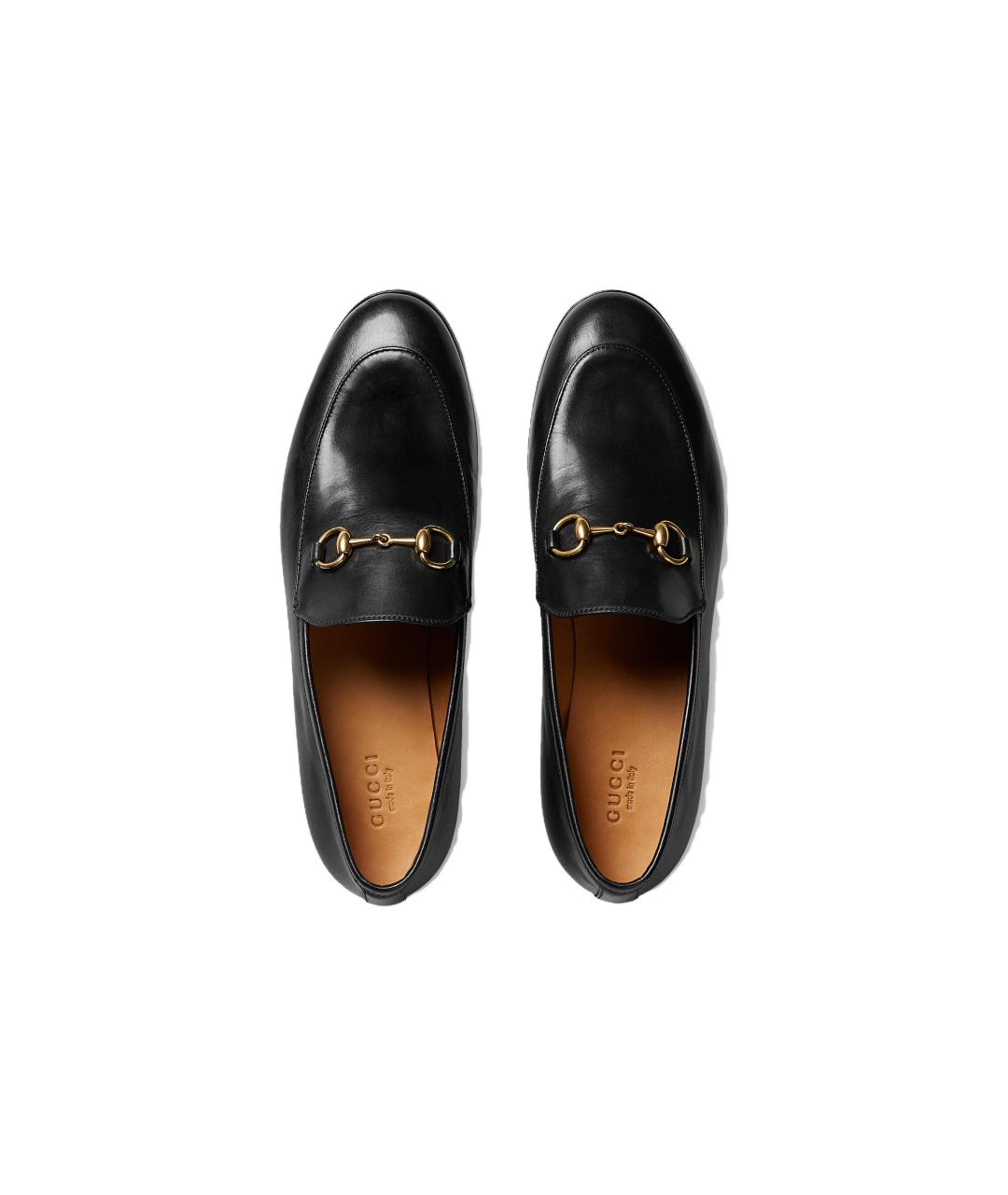 GUCCI Черные кожаные лоферы, фото 5