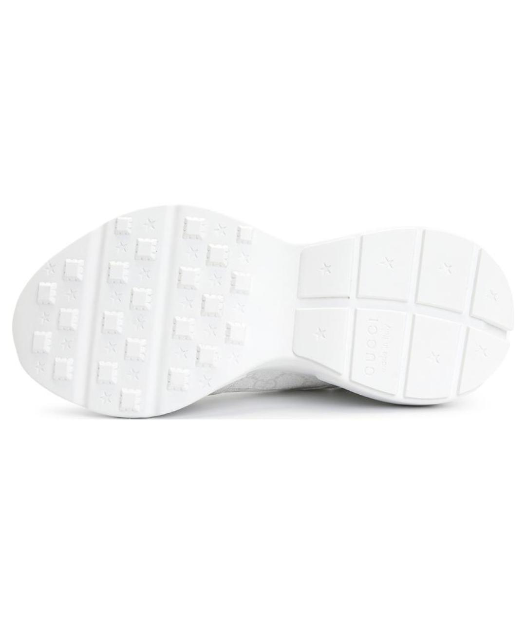 GUCCI Белые низкие кроссовки / кеды, фото 5