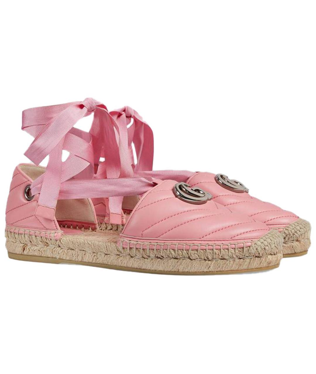 GUCCI Розовые эспадрильи, фото 2