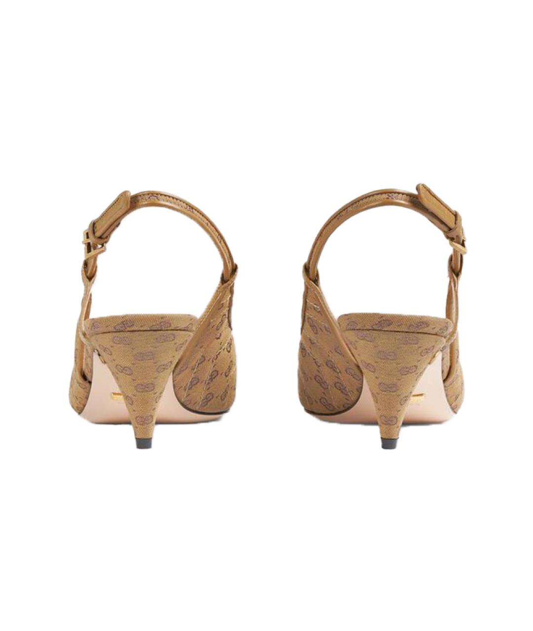 GUCCI Бежевые туфли, фото 4