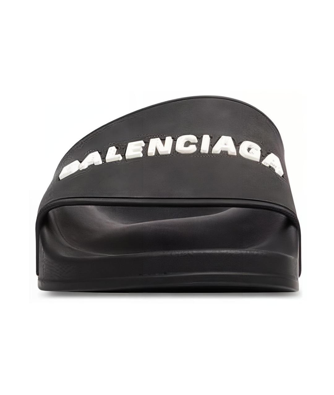 BALENCIAGA Черные сандалии, фото 2