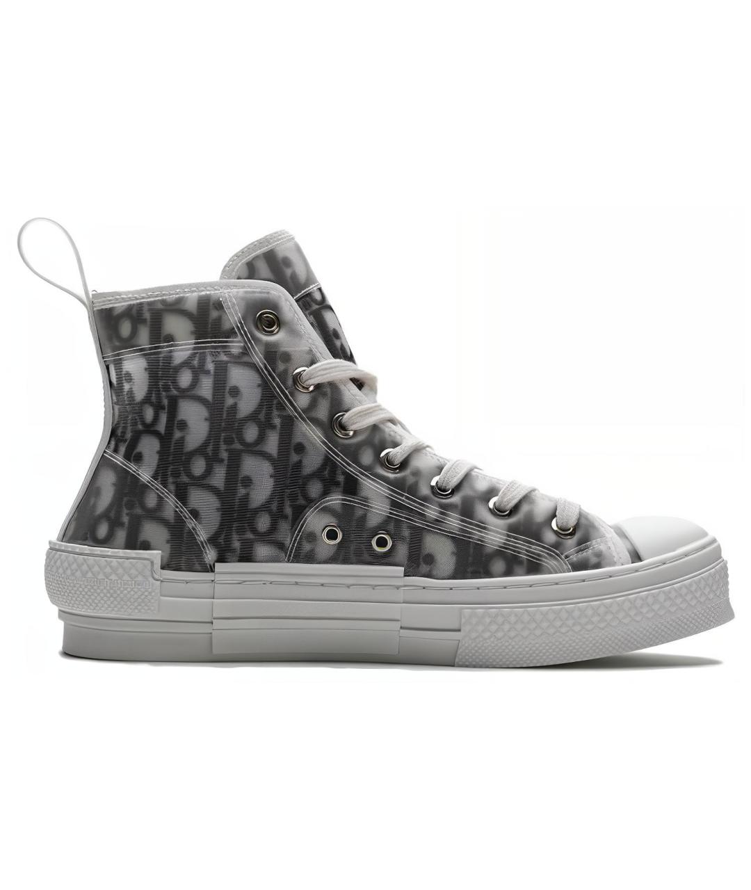 CHRISTIAN DIOR Серые кеды, фото 1