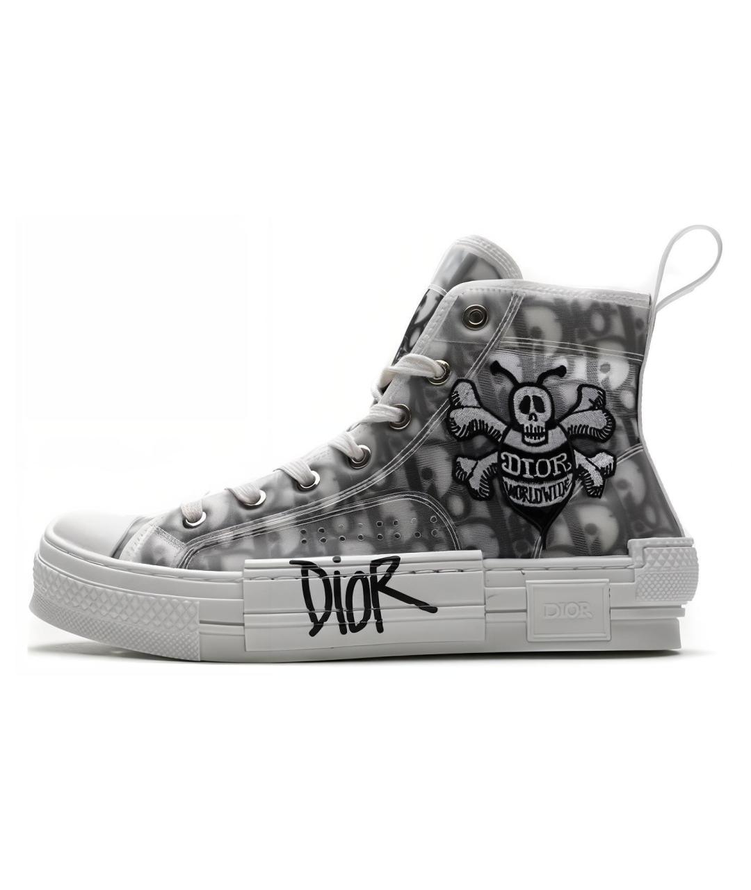 CHRISTIAN DIOR Серые кеды, фото 2