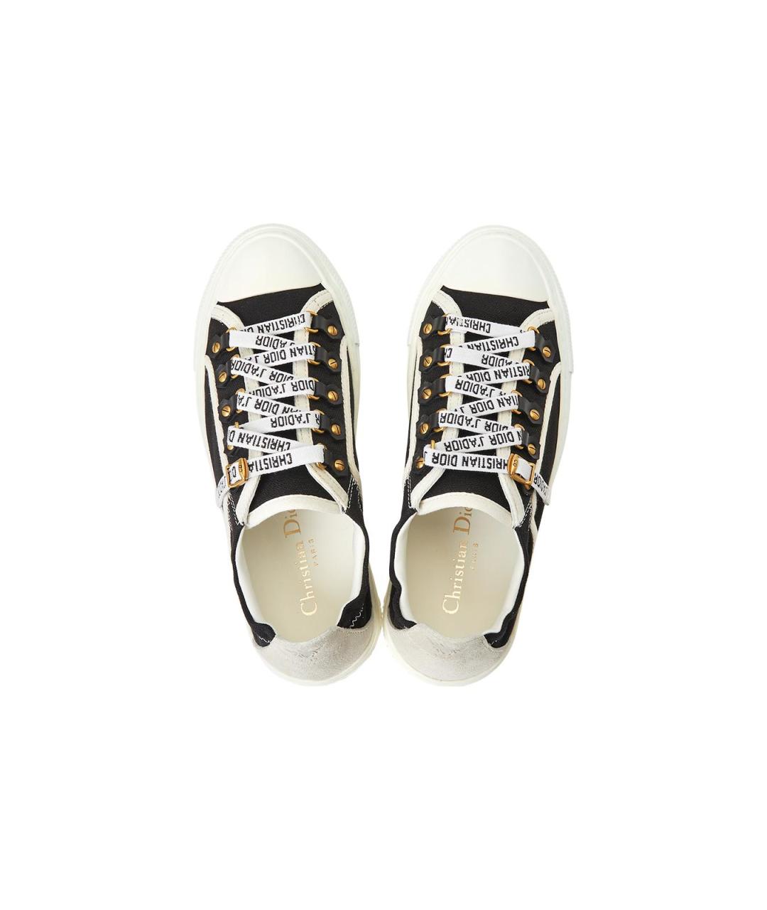 CHRISTIAN DIOR Мульти текстильные кроссовки, фото 4