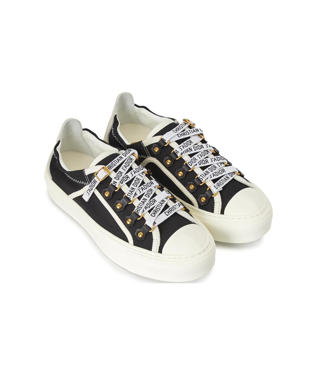 CHRISTIAN DIOR Мульти текстильные кроссовки, фото 2