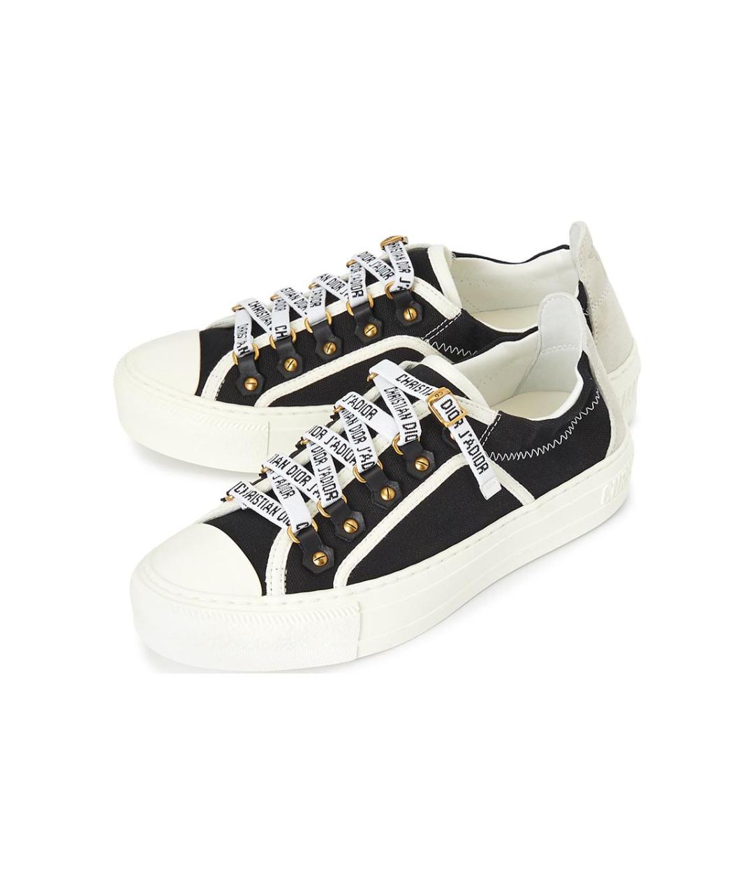 CHRISTIAN DIOR Мульти текстильные кроссовки, фото 3