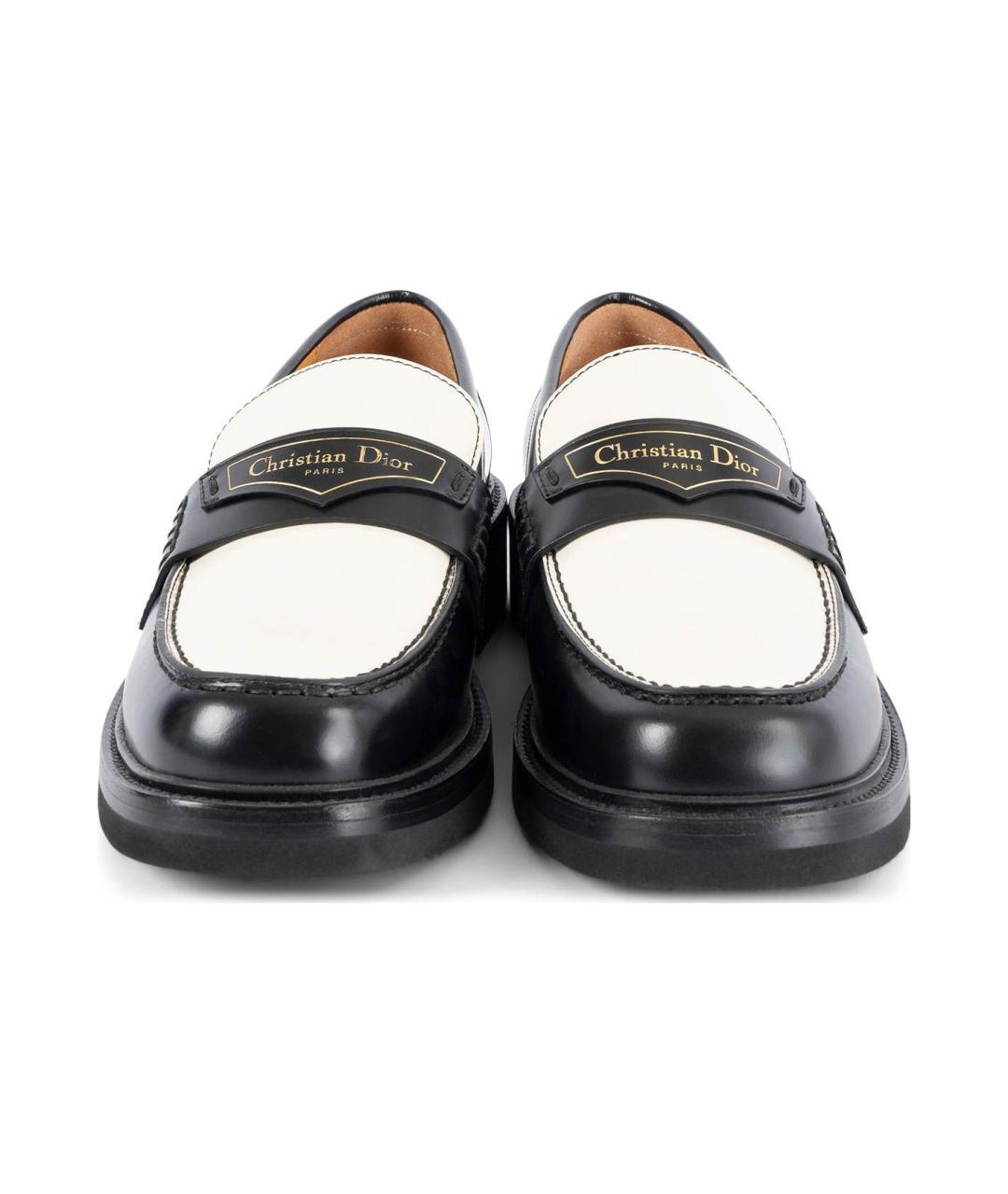 CHRISTIAN DIOR Кожаные лоферы, фото 3