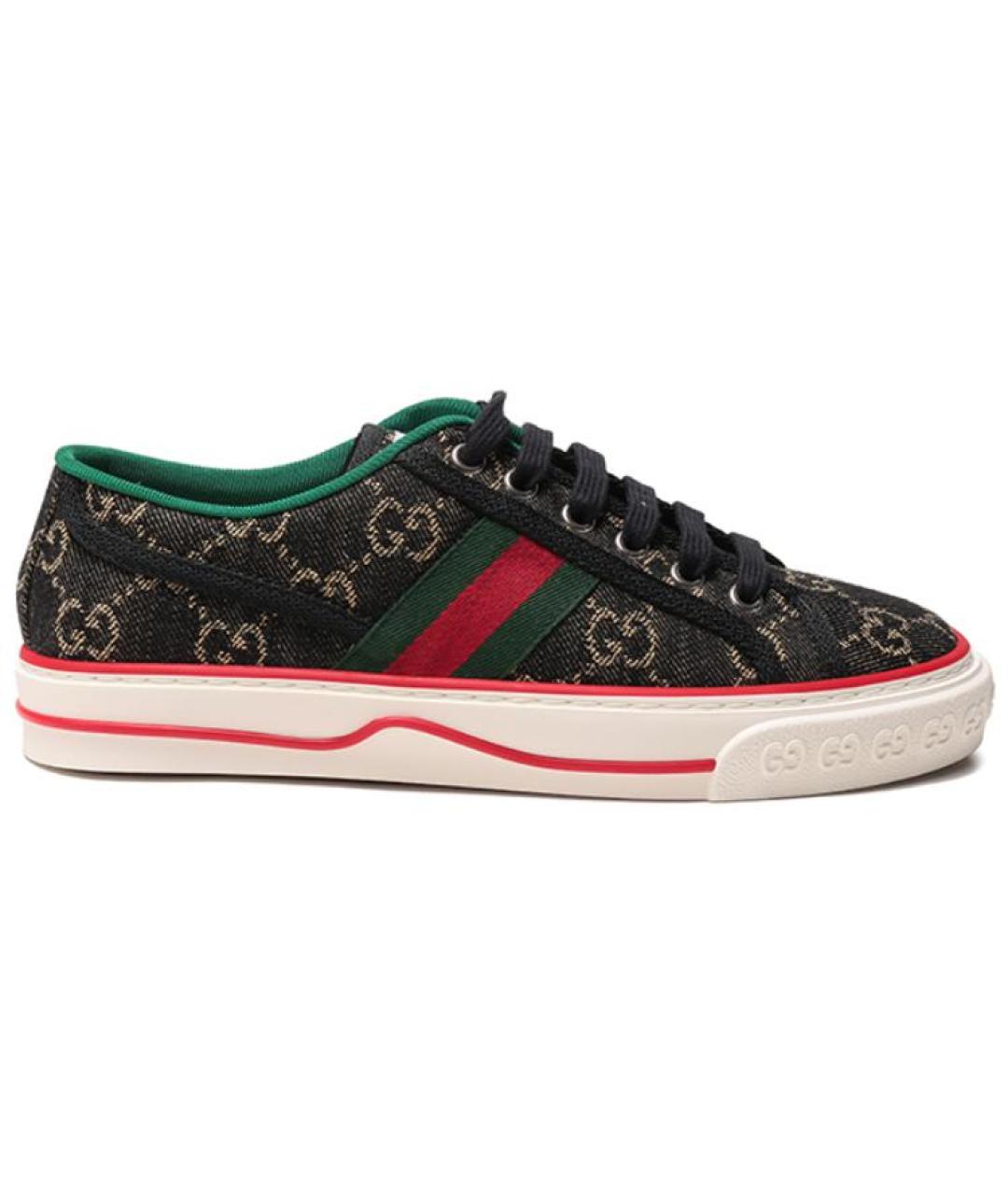 GUCCI Черные кроссовки, фото 1