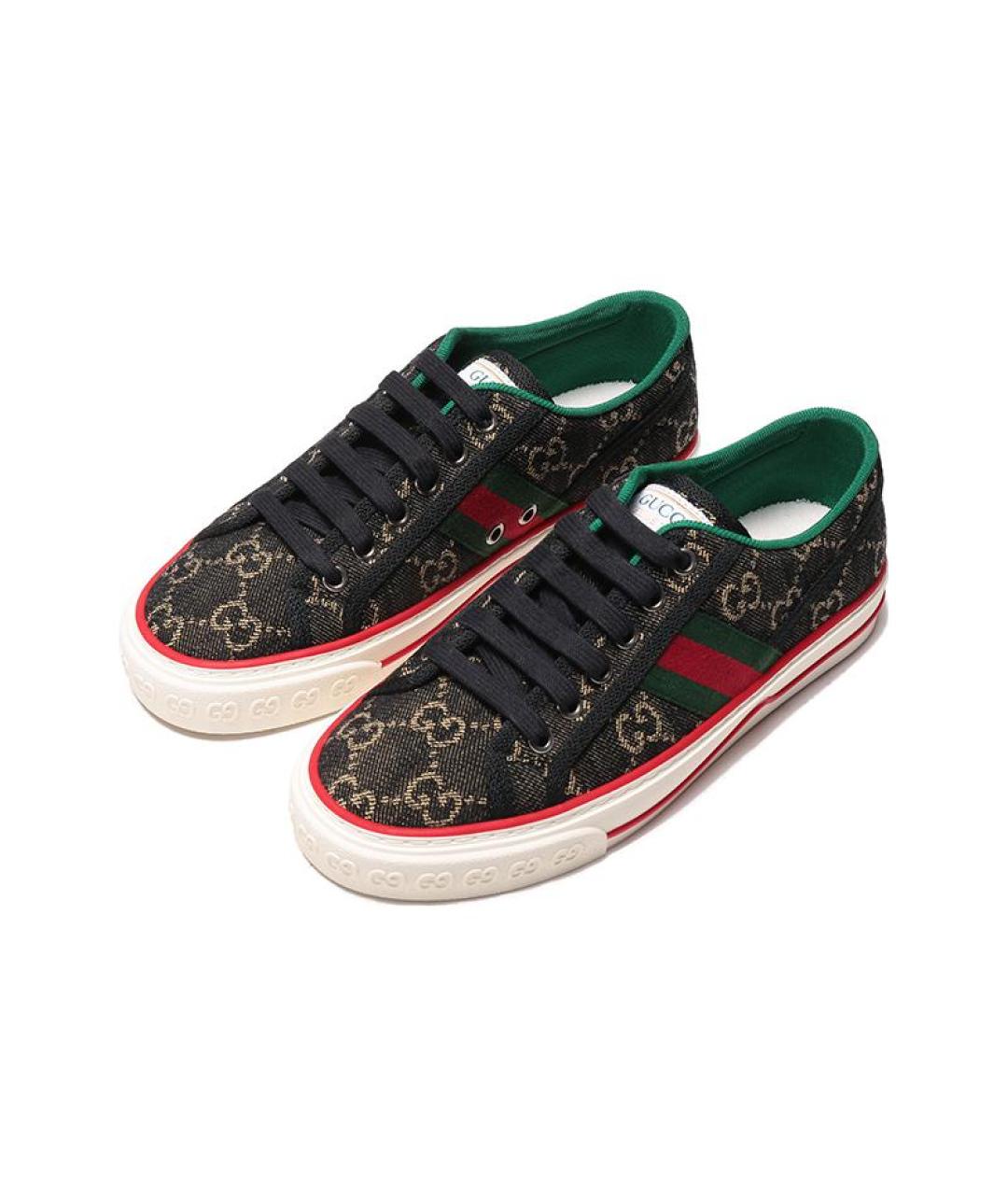 GUCCI Черные кроссовки, фото 3