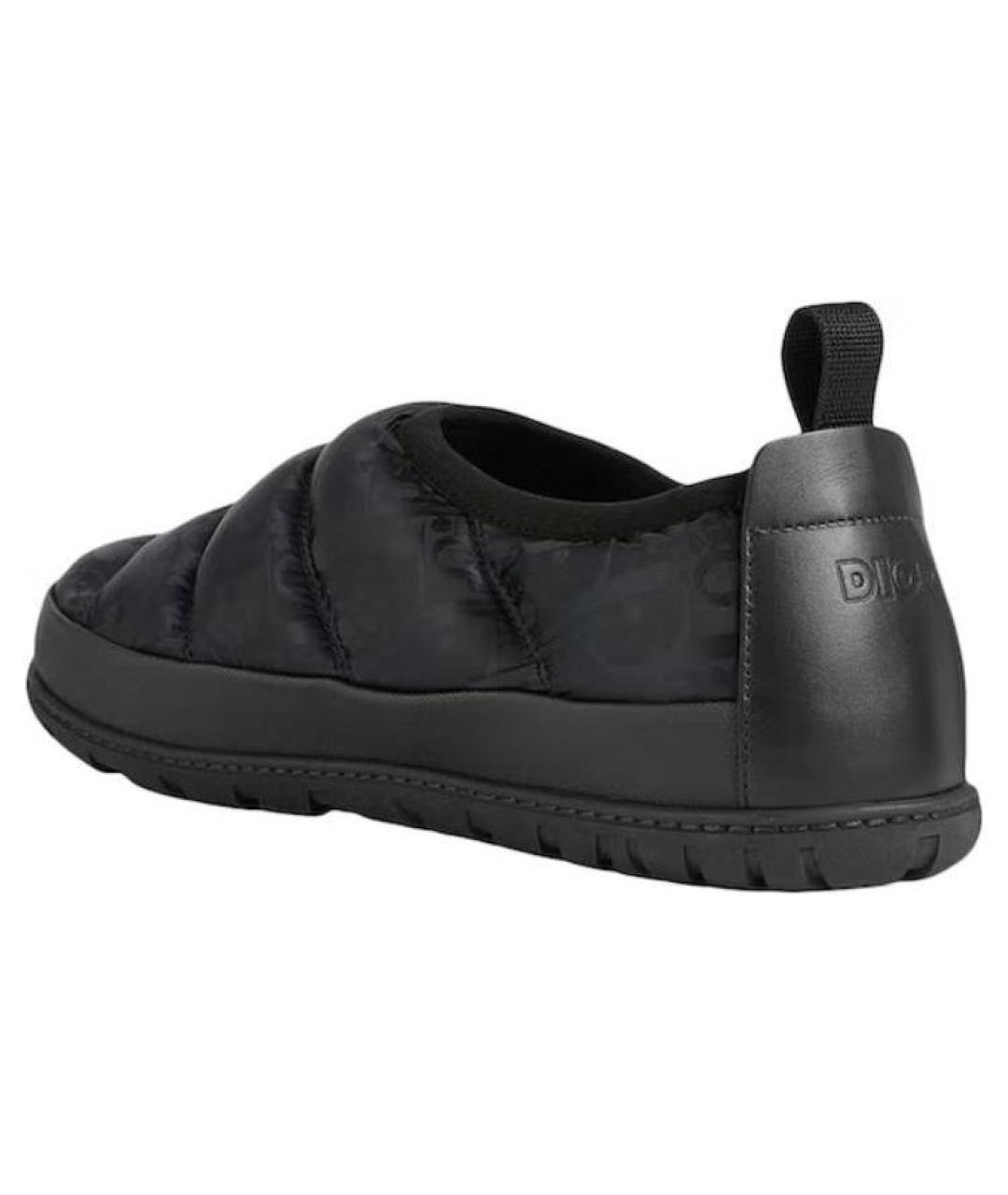 CHRISTIAN DIOR Черные слипоны, фото 4