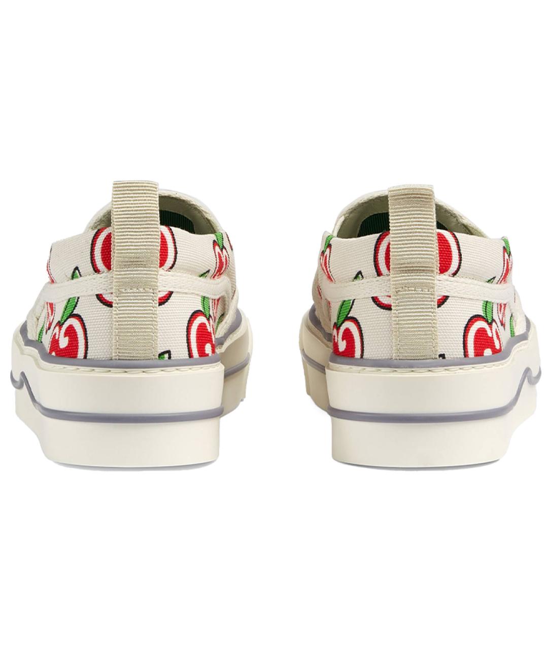 GUCCI Белые слипоны, фото 4