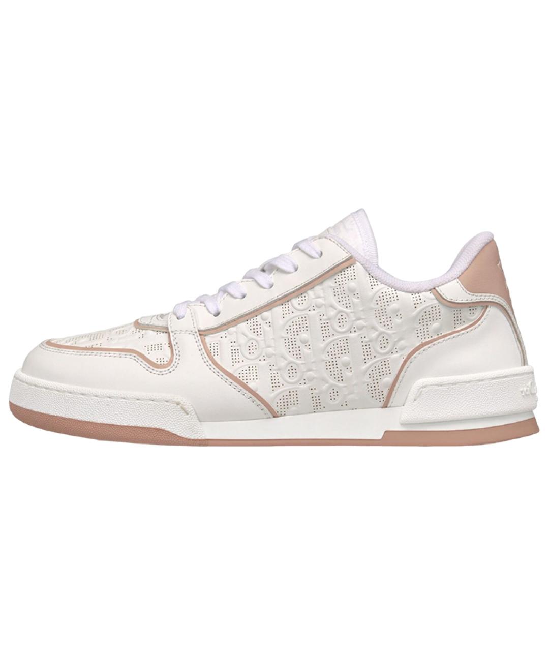 CHRISTIAN DIOR Белые кожаные кроссовки, фото 2