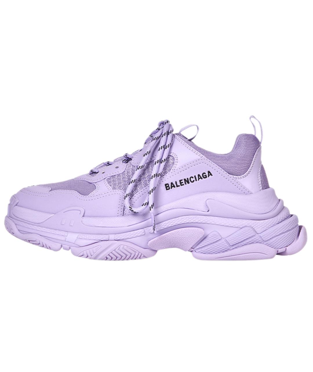 BALENCIAGA Фиолетовые кроссовки, фото 7